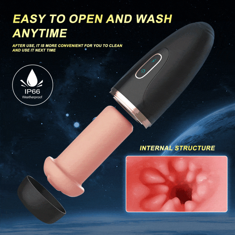 Realistic Male Masturbator easy to open and wash anytime