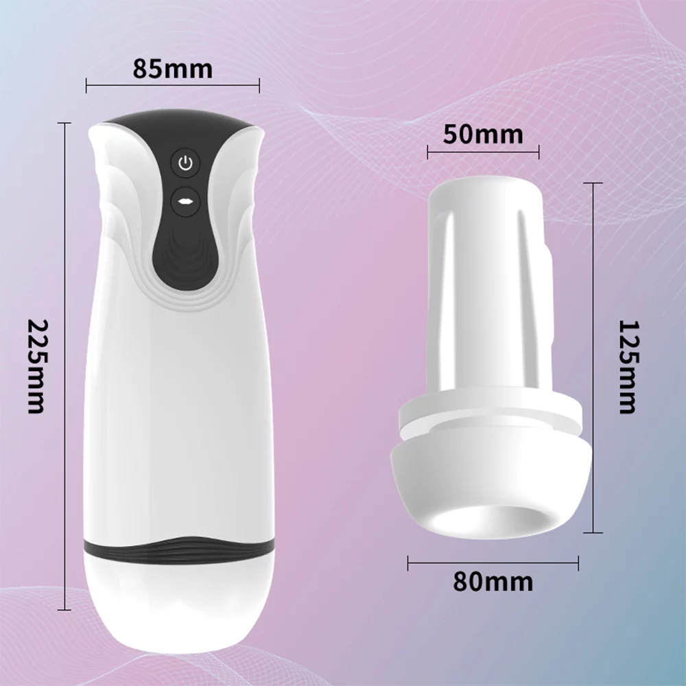 Vacuum Masturbator Toy product size