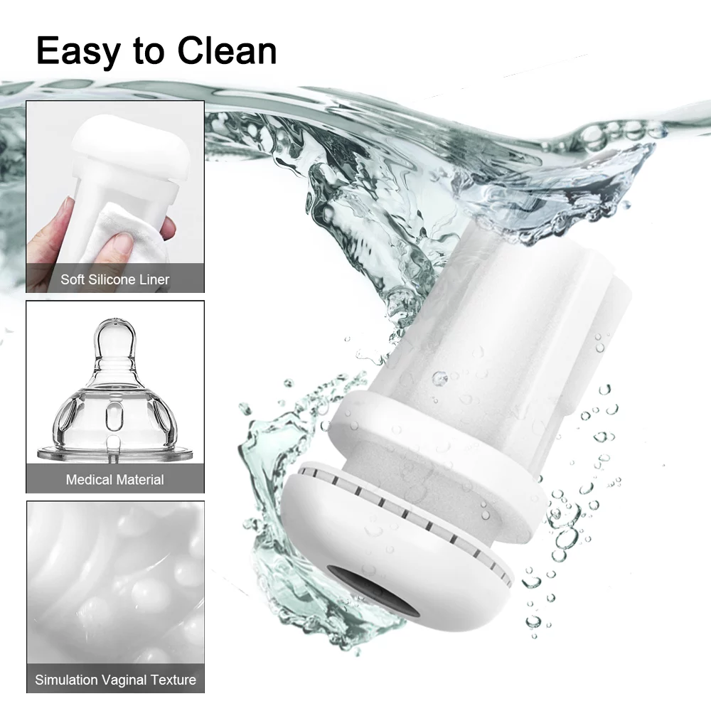 automatic masturbator for men easy to clean