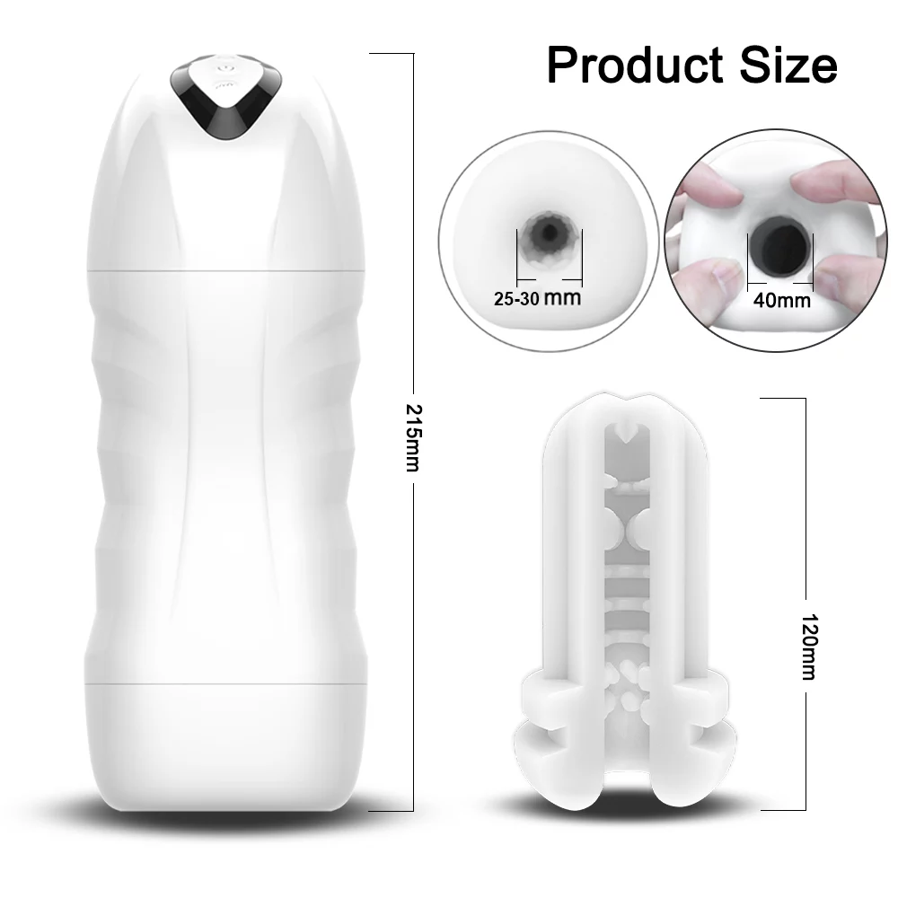 automatic masturbator product size