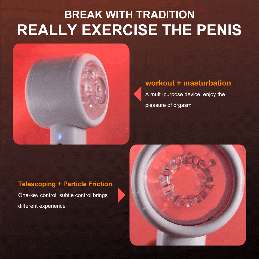 electric male masturbator cup really exercise the penis
