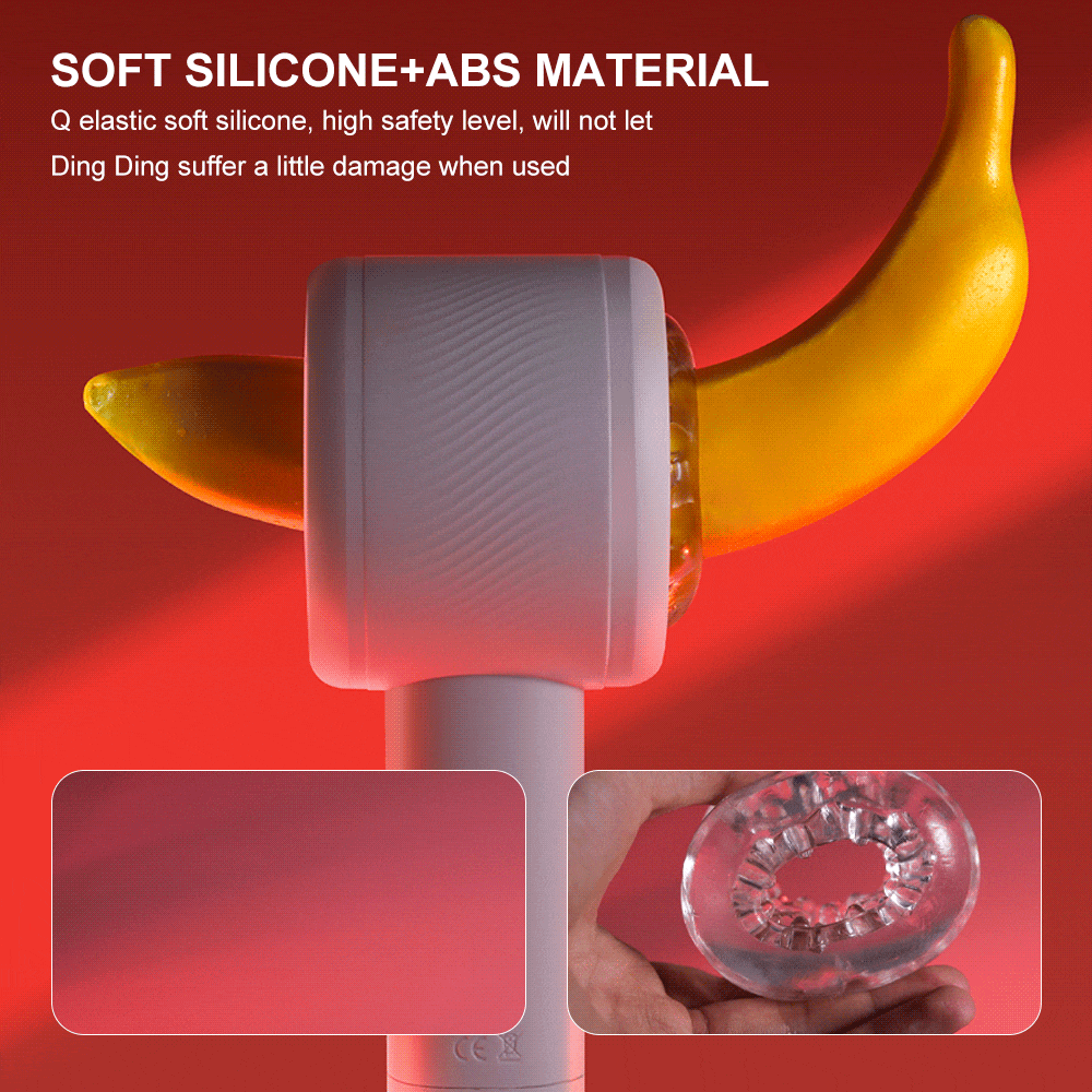 electric male masturbator cup soft silicone and ABS material