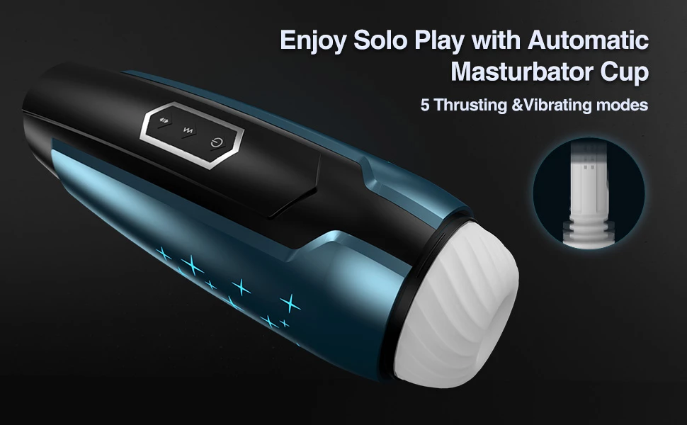 vibrating male masturbator 3 in 1 electric masturbator cup