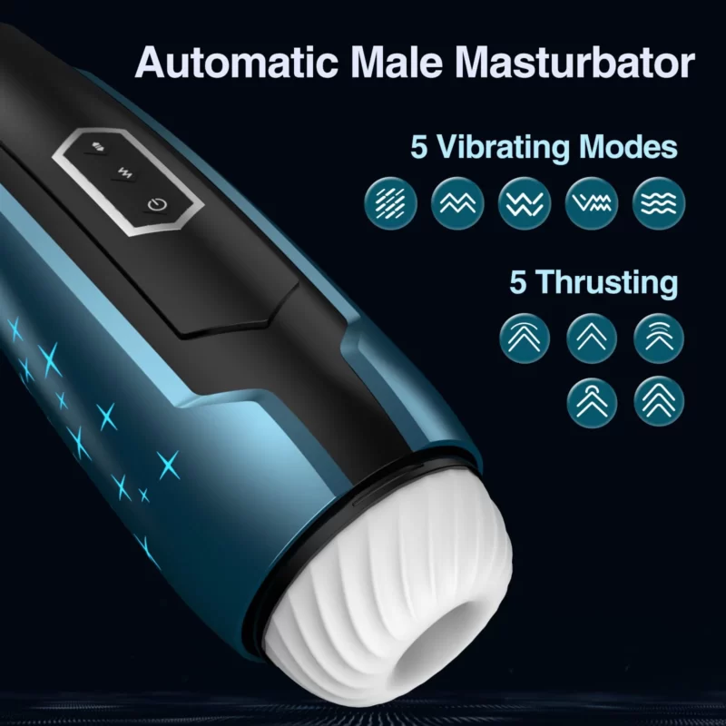 vibrating male masturbator 5 vibrating modes