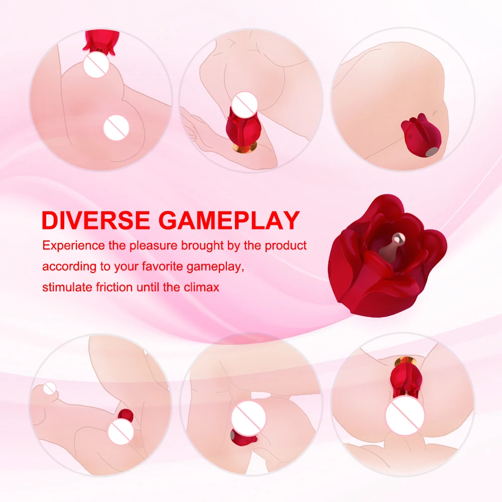 Blooming Rose Toy simulate sensitive body part