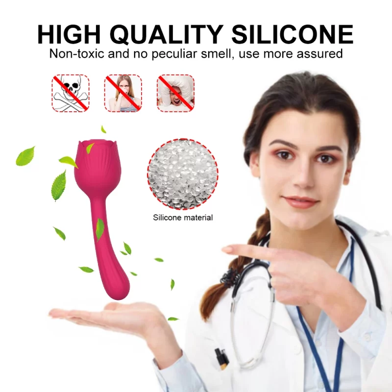Dual Rose Toy high quality silicone