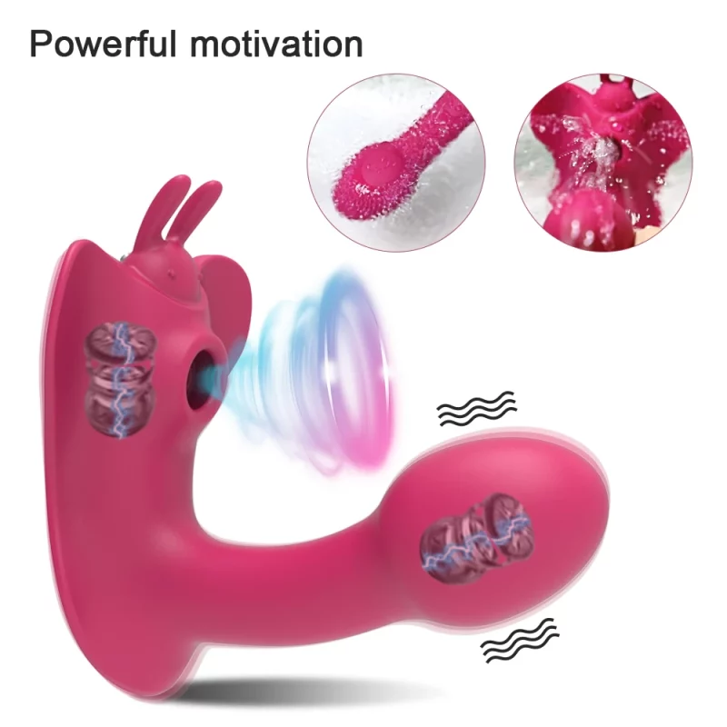New Rose Toy With a Dildo 10 vibration and 10 sucking modes