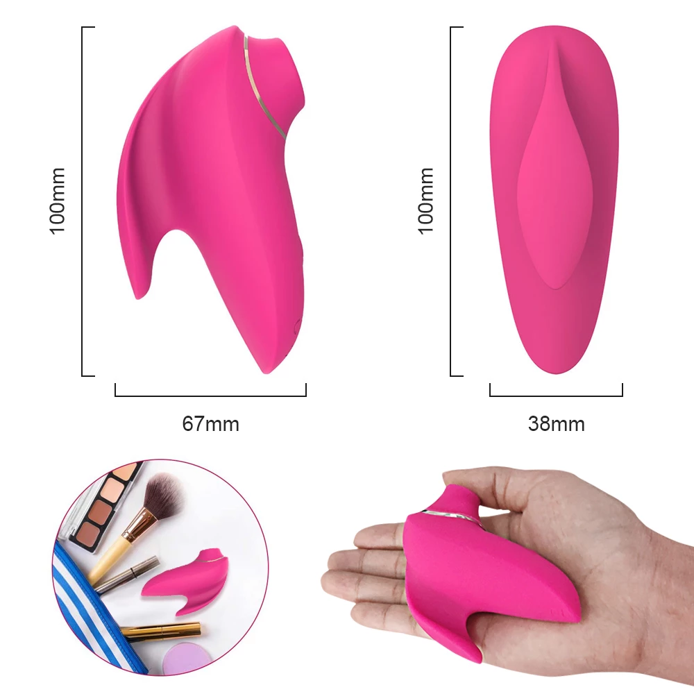 Nipple Sucker Vibrator for women product size
