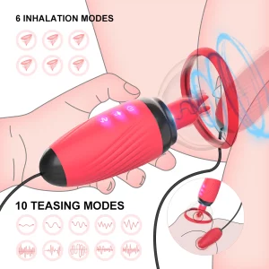 Rose Nipple Sucker 10 teasing modes 6 inhalation modes
