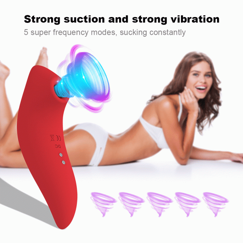 Rose Nipple Toy strong suctiong and strong vibration