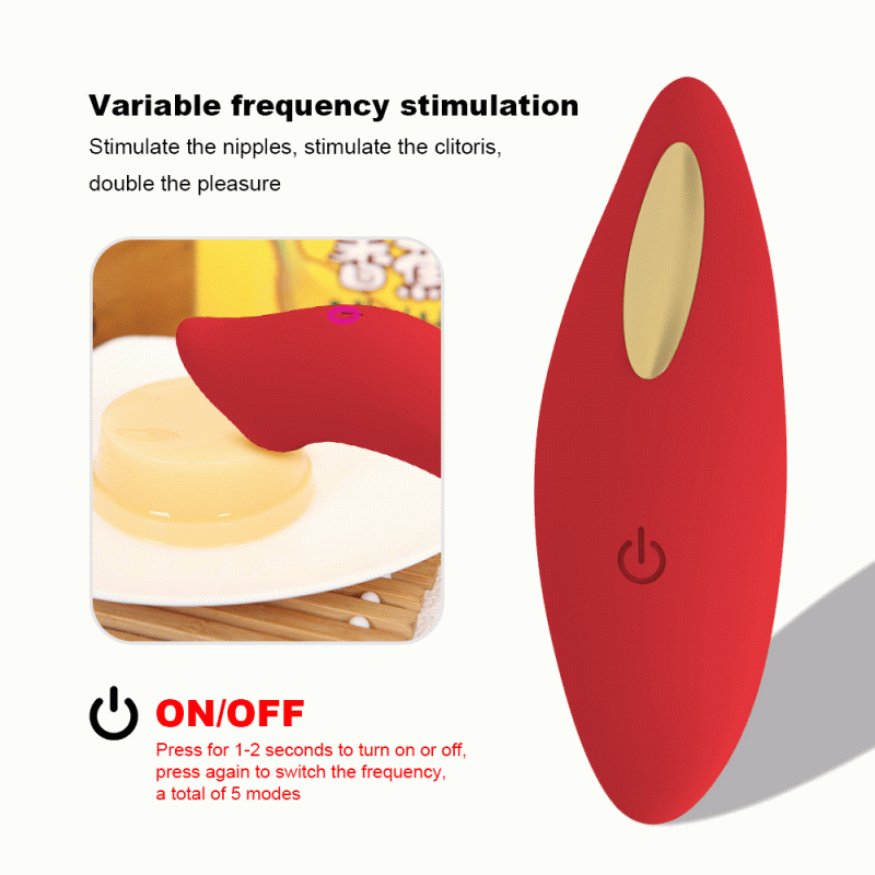 Rose Nipple Toy variable frequency stimulation