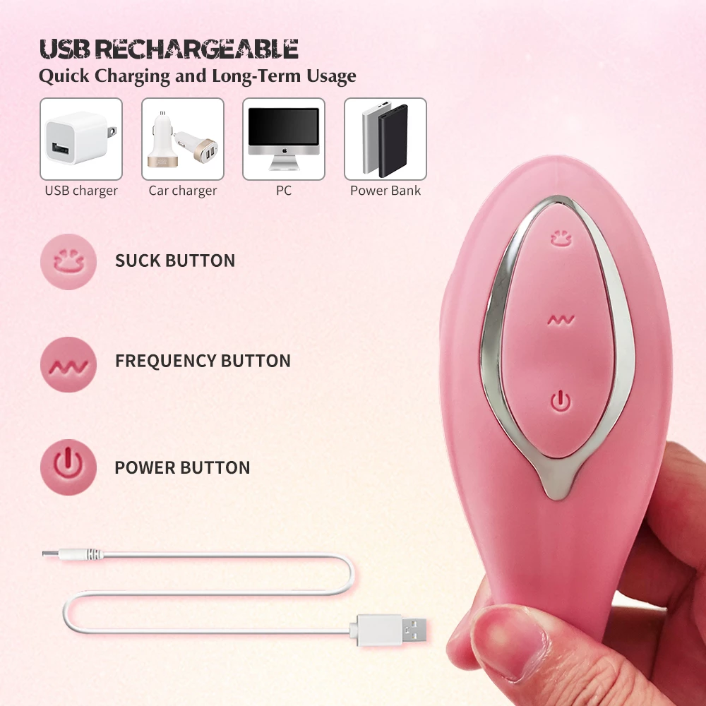 Silicone Nipple Sucker usb rechargeable