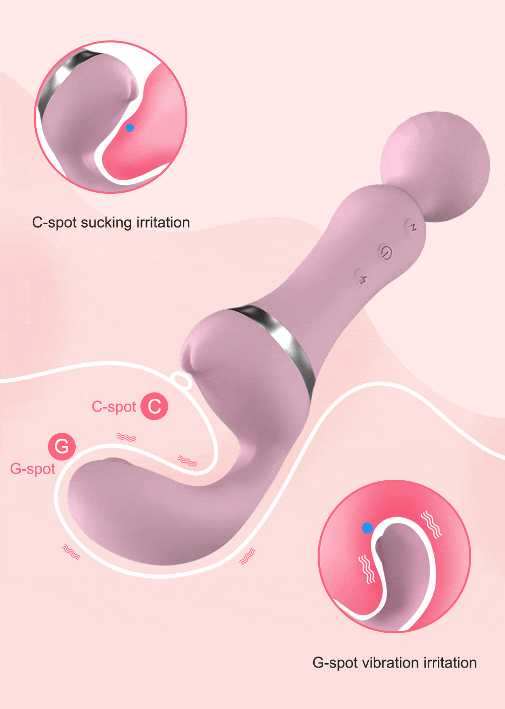 c spot and g spot vibration 2 in 1