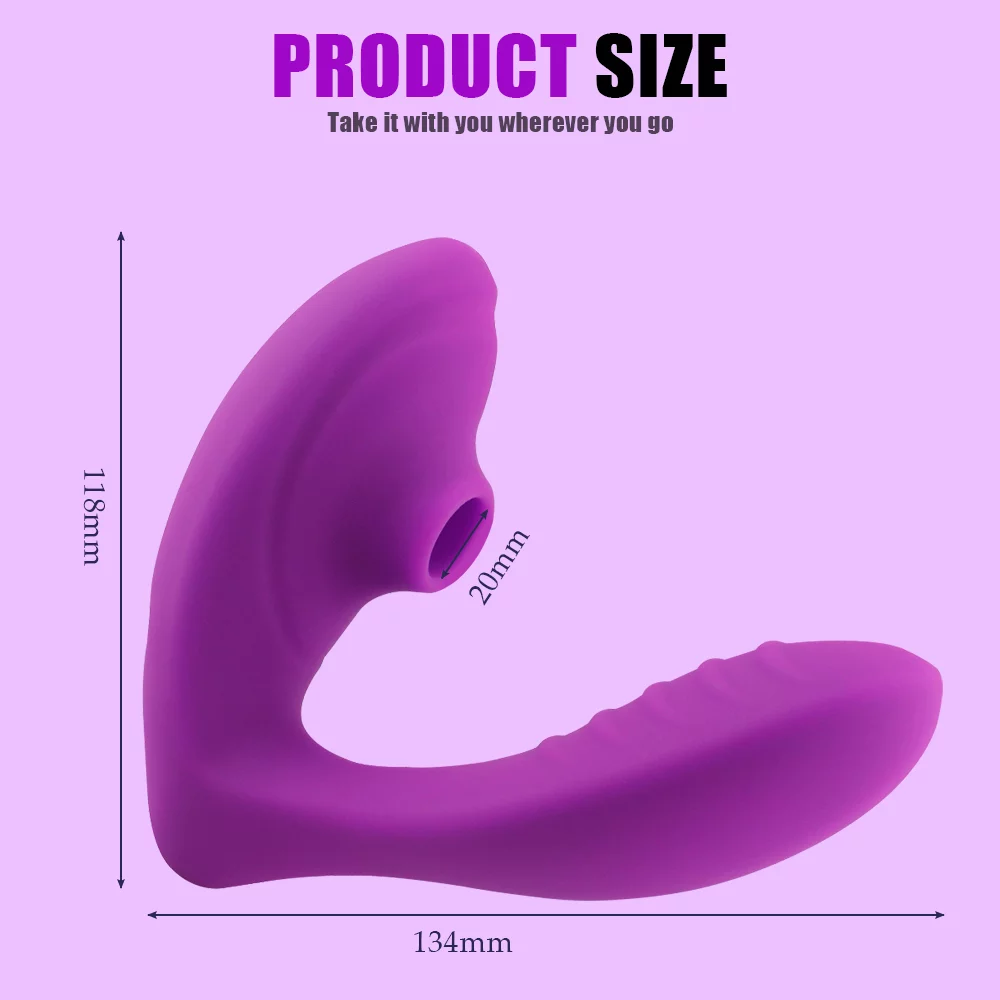 curved g spot vibrator product size
