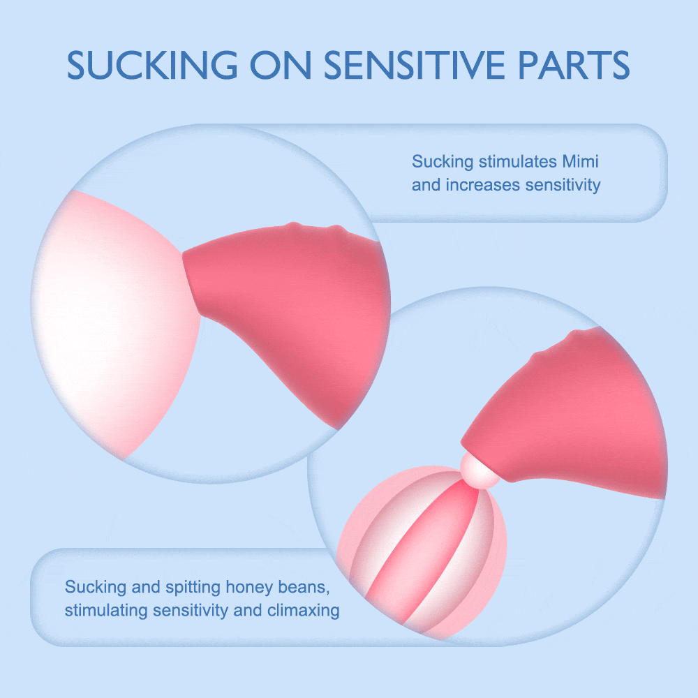 flower nipple sucker sucking on sensitive parts