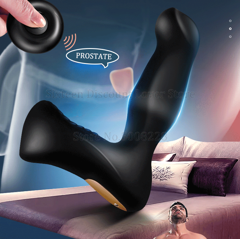 prostate massager butt plug vibrator