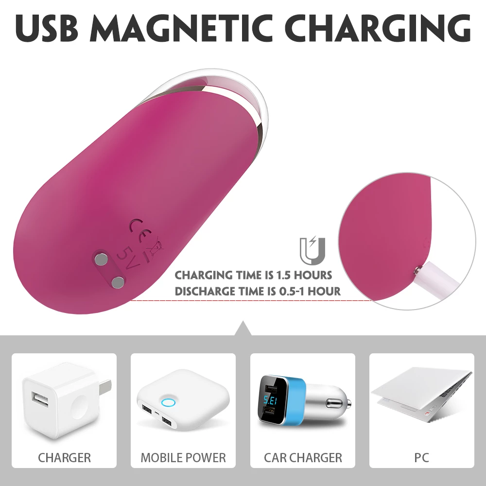 rose sex toy usb magnetic charging