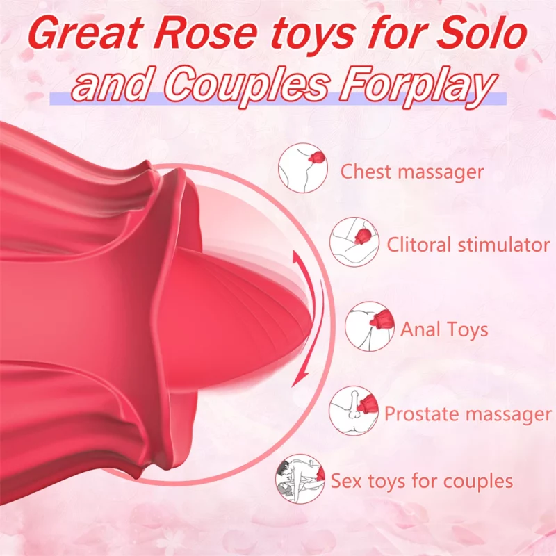 rosebud sex toy for chest clitoral anal prostate