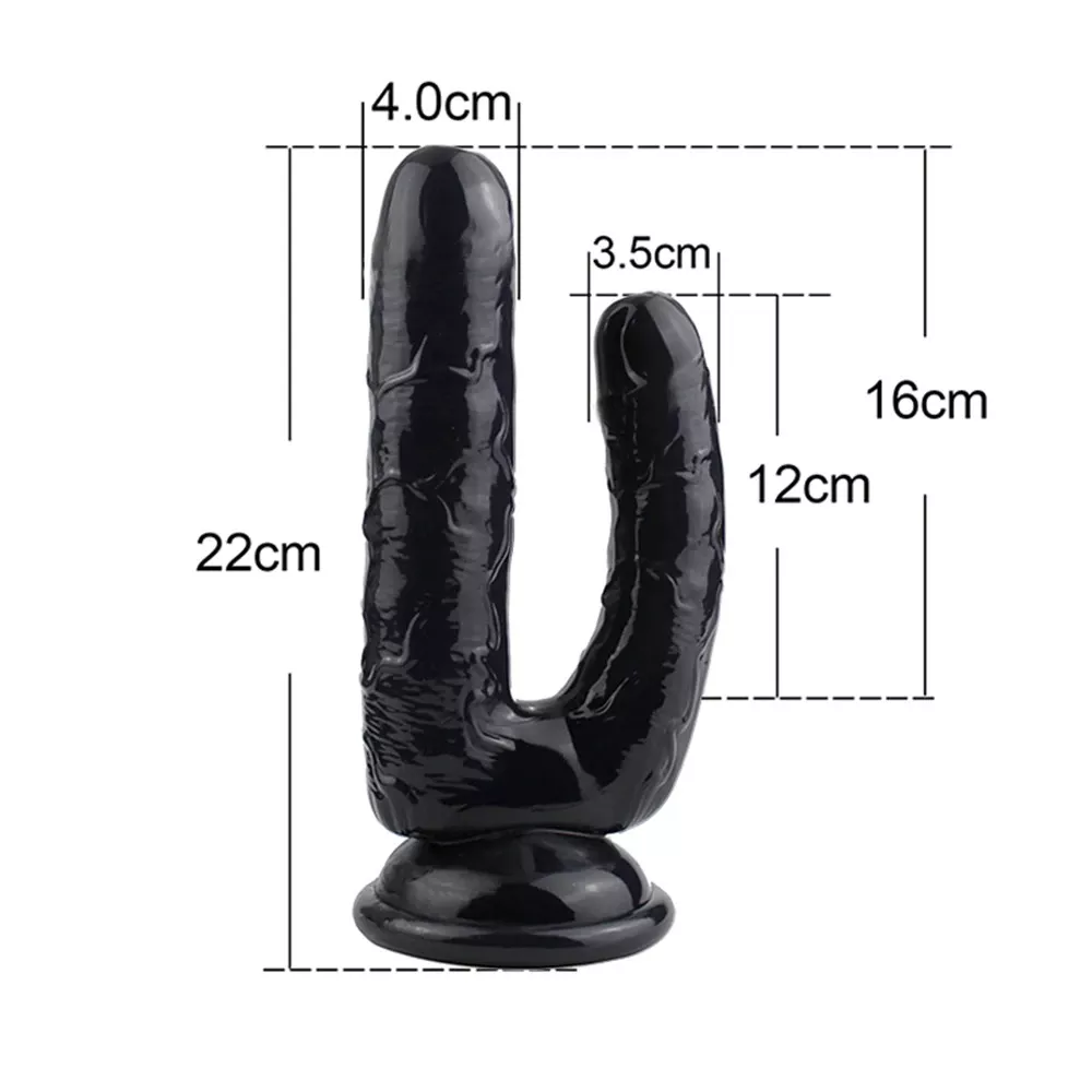 thick double ended dildo size