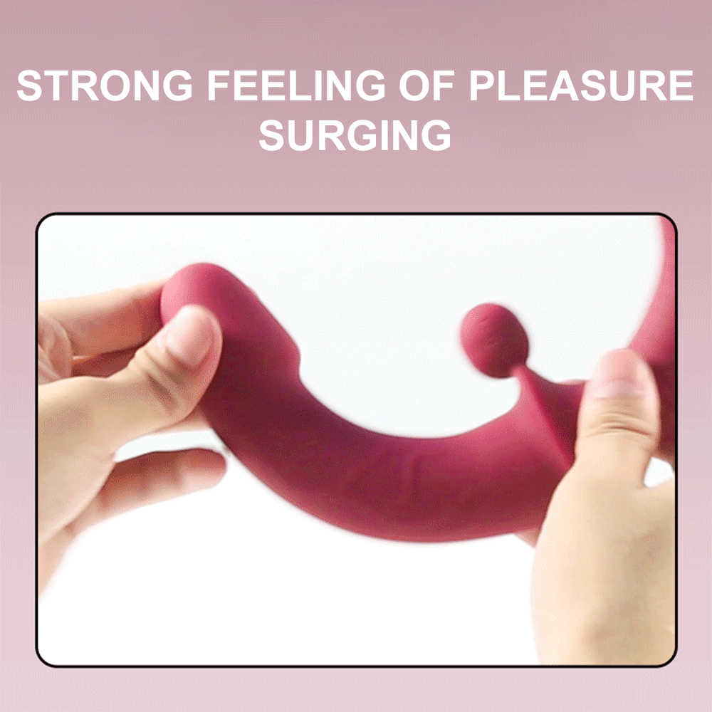 vibrating double ended dildo strong feeling of pleasure surging