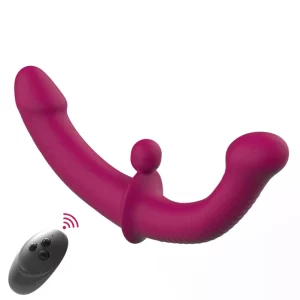 vibrating double ended dildo wireless control
