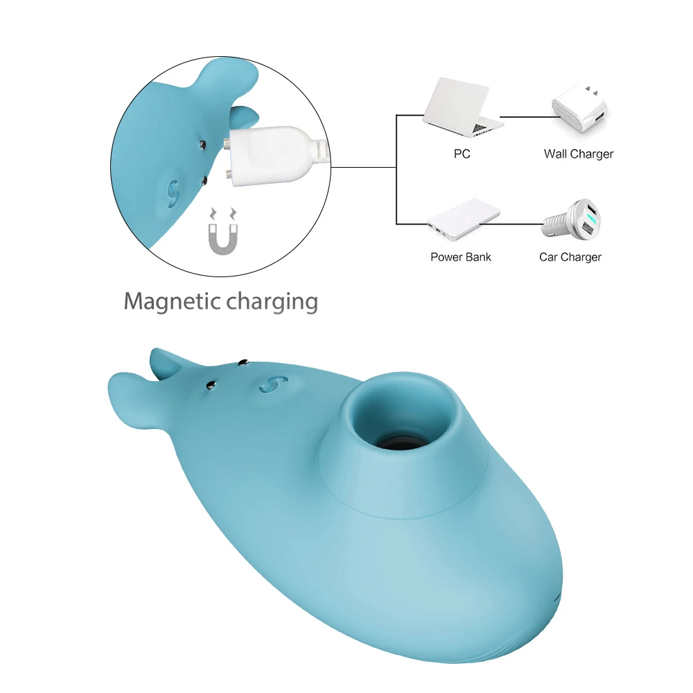 vibrating nipple massager magnetic charging