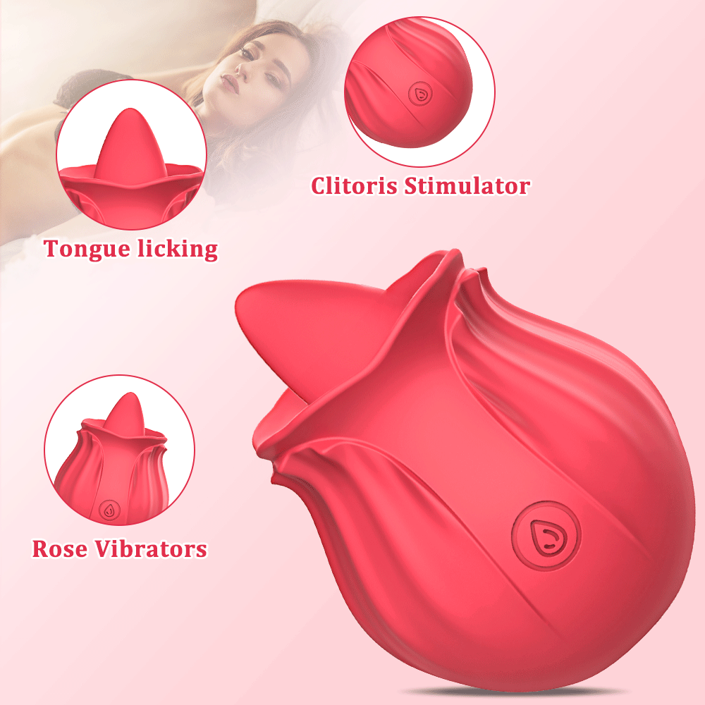 vibrating rosebud for clitoris stimulator