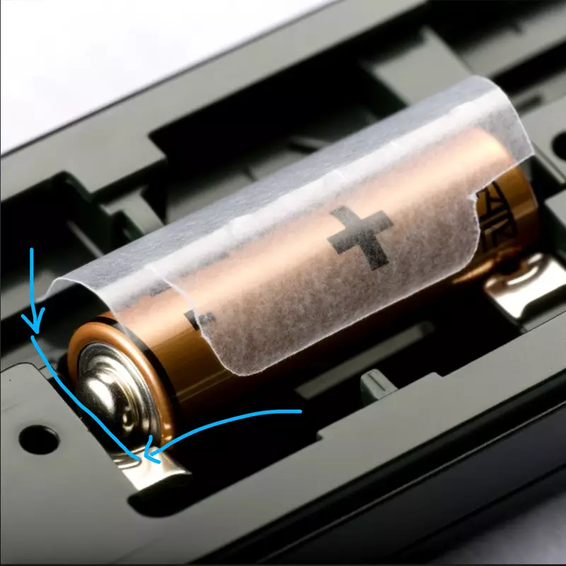 Battery Protective Layer Removal
